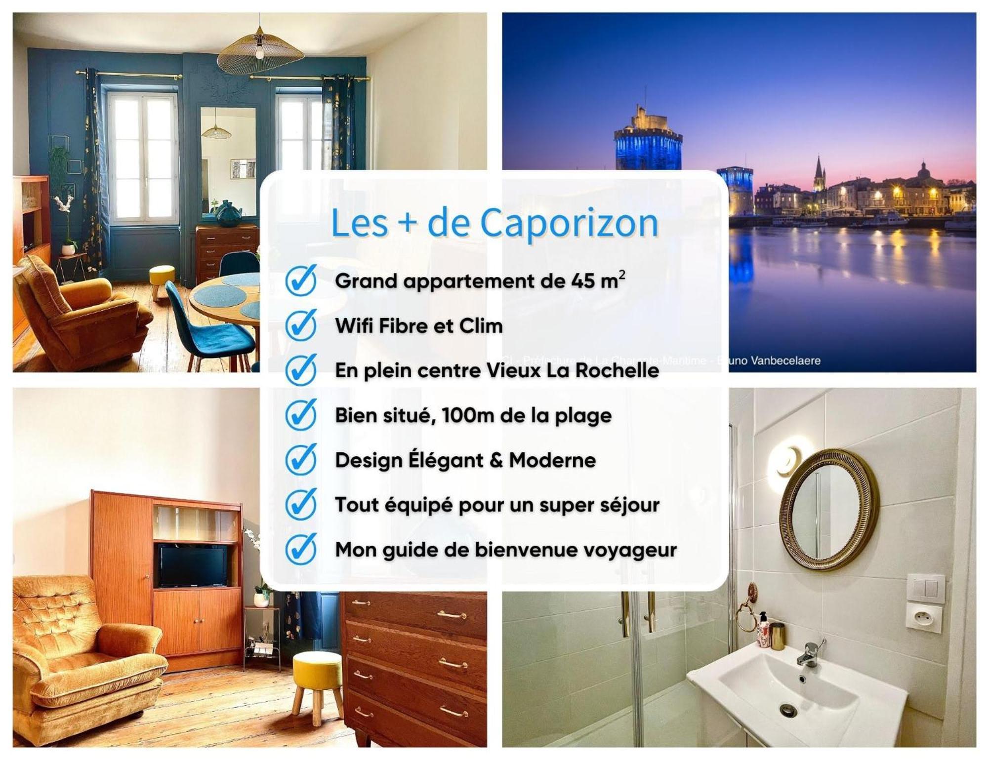 Caporizon-Le Perot-T2 Au Coeur Du Vieux Port 100M Plage La Rochelle  Exteriér fotografie